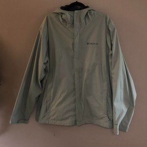 Green Columbia  Rain Jacket Size XL